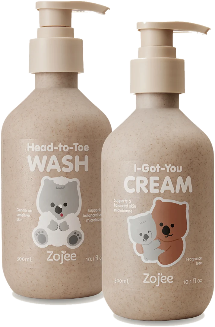 Head-to-Toe Wash and I-Got-You Cream 300mL pump bottles